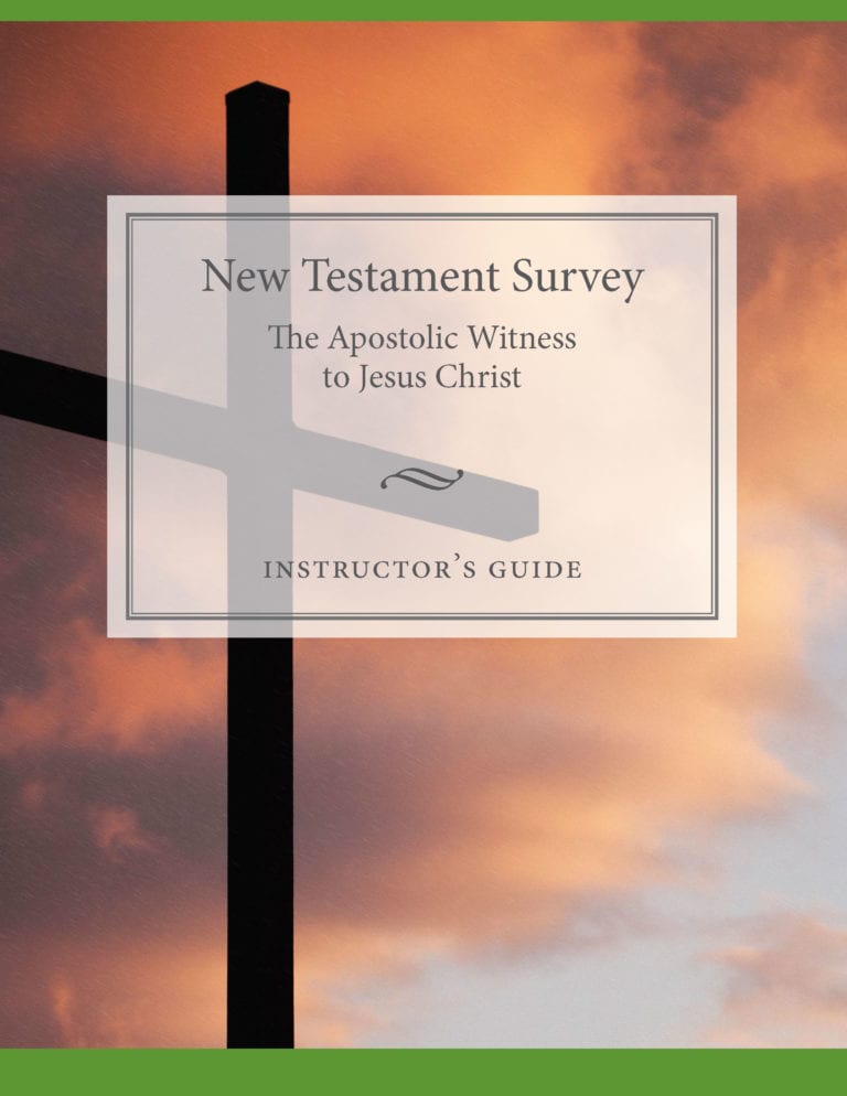 New Testament Survey: PDF Download - Bethlehem College And Seminary